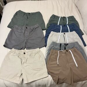 Chubbies Green, Khaki, Navy, Gray Shorts